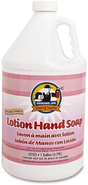 Genuine Joe 02105Liquid Hand Soap with Skin Conditioner, 1 gal (3.8 L) - Pink - 1 Each