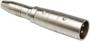 Hosa GXJ-235 Adaptor, 1/4" Female TRS to XLR Male Hosa GXJ-235 Adaptor, 1/4" Female TRS to XLR Male