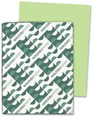 Wausa WAU21869 - Neenah Paper Astrobrights Colored Card Stock, 65 lb., 8-1/2 x 11, Vulcan Green, 250 Sheets