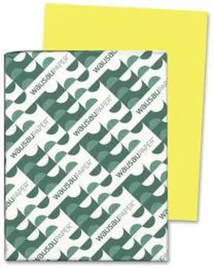 Neenah Paper Astrobrights Colored Paper 24lb 8-1/2 x 11 Lift-Off Lemon 500 Sheets/Ream 21011