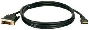 QVS HDMI Male to DVI Male HDTV/Flat Panel Digital Video Cable