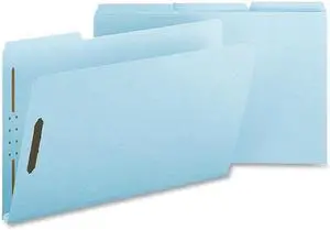 Nature Saver SP17243 Pressboard Fastener Folder - 8.50" Width x 14" Length Sheet Size - 1" Expansion - 2 Fastener - 2" Folder Fastener Capacity - Pressboard - Light Blue - 25 / Box, 1 Box