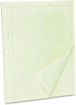 Ampad Engineers Computation Pad 100 sheet - 15 lb - Letter 8.50" x 11" - 100 / Pad - Green Tint Paper