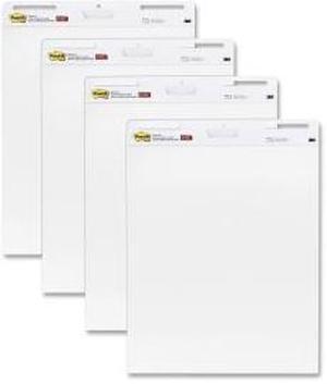 Post-it®   Self-Stick Easel Pad, 25 x 30, White, 30 Sheets/Pad, 4 Pads/Pack