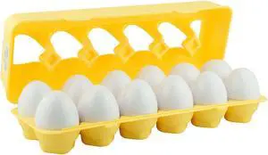 Dimple 12 Match & Play Vehicle Car Matching Egg Easter Toy - Toddler STEM Toys - Colors & Shapes Recognition Toys for Kids