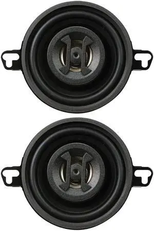 (Pack of 2) Hifonics ZS35CX Zeus 3.5" Coaxial Speaker ,BLACK