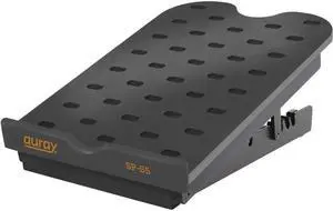 Auray Studio Monitor Stand, 5" Speaker Stand with Adjustable 5°, 10°, 13°, and 15° Tilt Angle, Load Up to 16 lb, Nonslip Rubber Feet, Rugged Steel and Aluminum Construction