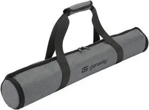 Genaray RGB Pixel LED Tube Carry Bag Stores 2 of 2' Lights, Water Resistant Cordura Fabric, Protective & Durable with Separate Padded Pocket for Each Light , Padded Handle Wrap & Power Adapters