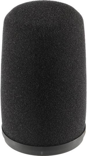 Auray High-Density Foam Replacement Windscreen for Shure SM7 Microphones  Black, Reduces Plosives & Breath Noise with Snap-On Design  Perfect for Studio Recording, Broadcasting, and Podcasting