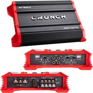 Crunch GP-1500.4 1500 Watt 4 Channel Car Audio Amplifier Stereo Amp Bridgeable