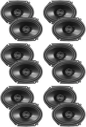 Lot of (12) Pioneer TS-G6820S 250 Watt 6" x 8" 2-Way Coaxial Car Audio Speaker 6x8" 5" x 7"