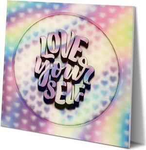 Matashi 5D Multi-Dimensional Wall Art - Custom Made Love Yourself Wall Art Print