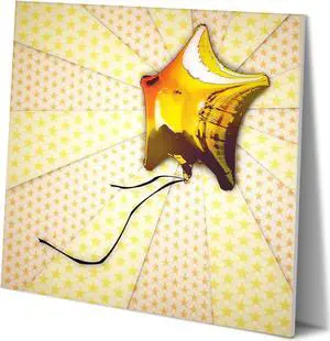Matashi 5D Multi-Dimensional Wall Art - Custom Made Star Balloon Wall Art Print
