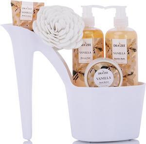 Draizee  Vanilla Scented Bath Essentials Gift Basket