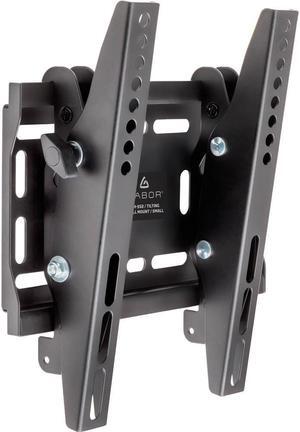 Gabor Tilting Wall Mount for 15-40" Flat Screen TVs & Monitors, Wall Mount TV Bracket  VESA 75x75, 200x200mm, Adjustable Tilt (-10° to +5°), Tilting TV Wall Mount w 110 lb Capacity