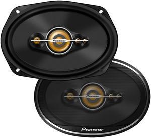 Pair of PIONEER TS-A6991FH, 5-Way Coaxial Car Audio Speakers, Full Range, Clear Sound Quality, Easy Installation and Enhanced Bass Response, Deep Basket 6 x 9 Oval Speakers
