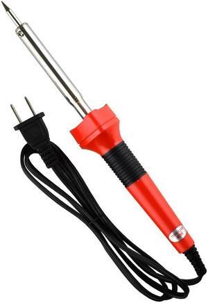 Pipeman's Installation Solution - 40W Pencil Soldering Iron with LED Illumination, Soft-Grip Handle for Precision Soldering - 110V, 3 LED's