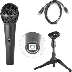 Dynamic USB Microphone, Studio & Recording Mic
