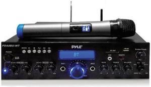 Pyle Compact Home Theater Amplifier Stereo Receiver with Bluetooth Wireless Streaming
