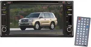 Pyle - Direct Factory Replacement for Toyota Land-Cruiser 2000--2006 Touch Screen DVD/MPEG4/MP3/CD-RW/USB/SD/ System With 6.5'' HD Monitor and Bluetooth