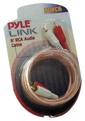 Pyle PLRC6 6ft Stereo RCA Cable