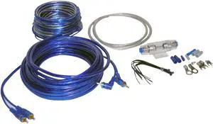 Lanzar AMPKIT8 Contaq 1200 Watt 8 Gauge Power Amp Kit