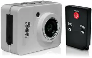 Pyle - Gear Pro HD 1080P Action Camera Hi-Res Digital Camera/Camcorder with Full HD Video, 12.0 Mega Pixel Camera & 2.4'' Touch Screen (Silver Color)