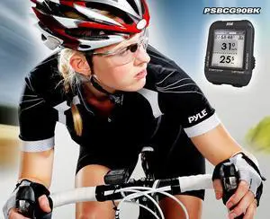 Pyle - Multi-Function Digital LED Sports Bicycling Computer Device with GPS Navigation & ANT+ Technology (Pink Color)