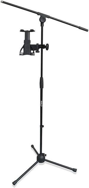 2-in-1 Microphone and Tablet Stand with Adjustable Height for all Tablets 4.7? to 8.7? Tall