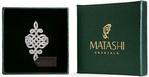Rhodium Plated Brilliant Cubic Zirconia Ring For Women – Women’s Jewelry Statement Ring – CZ Cluster Ring Elegant & Stylish – Best Gift Idea by Matashi Size 8