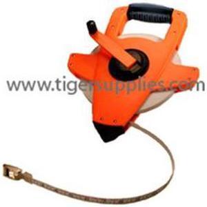 Keson Long Tape Measure,3/8 In x 100 ft,Orange  NRS18100