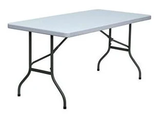 30''W x 60''L Granite White Plastic Folding Table 30''W x 60''L Granite White Plastic Folding Table