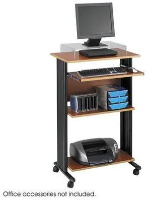 Safco 1923CY Muv Standing Desk - 29.5" x 22" x 45" - Cherry