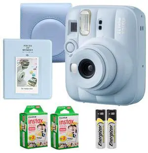 Fujifilm Instax Mini 13 Instant Film Camera Frost Blue + Case + instax Mini Instant Film (40 Sheets) + Mini Photo Album Fujifilm Instax Mini 13 Instant Film Camera Frost Blue + Case + instax Mini Instant Film (40 Sheets) + Mini Photo Album