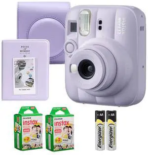 Fujifilm Instax Mini 13 Instant Film Camera Dreamy Purple + Case + instax Mini Instant Film (40 Sheets) + Mini Photo Album Fujifilm Instax Mini 13 Instant Film Camera Dreamy Purple + Case + instax Mini Instant Film (40 Sheets) + Mini Photo Album