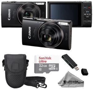 Canon IXY 650M PowerShot ELPH 360 HS A Digital Camera Black Kit with 32GB Memory Card, Carrying Case & Card Reader Canon IXY 650M PowerShot ELPH 360 HS A Digital Camera Black Kit with 32GB Memory Card, Carrying Case & Card Reader