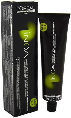 Inoa # 4.15 - Ash Mahogany Brown by L'Oreal Professional for Unisex - 2 oz Hair Color