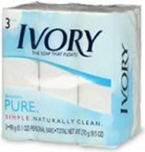 Simply Ivory Bath Bar - 3 x 3.1 oz Soap