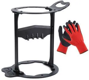 AGPtEK Kindling Splitter with Gloves, Wood Kindling Splitter Manual Kindling Log Splitter Tool, Sturdy Firewood Splitter for Camping, Barbecue and Picnic