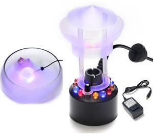 FITNATE 12 LED Mist Maker Fogger Water Fountain Pond Fog Machine Atomizer Air Humidifier