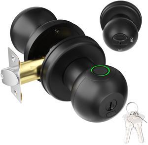 FITNATE Biometric Door Lock Rechargeable Fingerprint Lock with Key