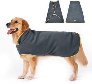Ownpets Dog Fleece Vest, Adjustable Dog Coat Pet Jacket with Magic Tapes, Size XXL
