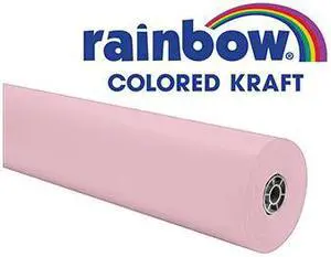 Pink Rainbow Kraft Roll 1000 Ft