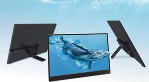 Gechic M161H 16.1"1080P Portable Monitor Rear Port Laptop/Macbook,HDMI USB-C Industrial Frameless Monitor,Vesa Mount Tripod,Eyecare Gaming Xbox/PS5/Switch,Vertical Stacked Dual Screens,Travel Monitor