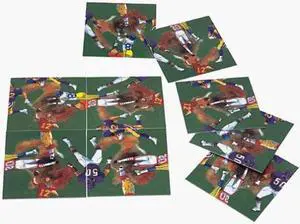B. Dazzle Scramble Squares - Football B. Dazzle Scramble Squares - Football