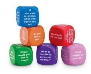 Learning Resources Conversation Cubes 7300