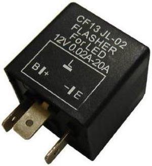 3-Pin CF-13 Electronic Flasher Relay Fix For LED Turn Signal Light Bulbs