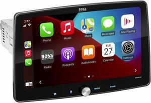 BOSS BCPA10 1-DIN 10.1" Monitor Car Stereo Apple Carplay Android Auto Bluetooth