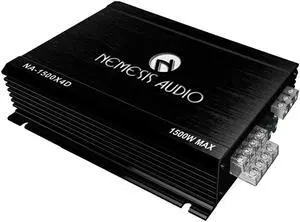 Nemesis Audio NA-1500X4D 1500 W Max Power 4-Channel Black Car Amplifier