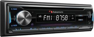 Nakamichi NQ821B 1-DIN Car Stereo In-Dash CD/MP3/USB/AM/FM Receiver w/ Bluetooth